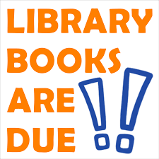 Library Books are Due graphic