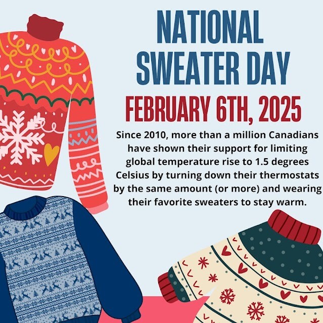 National Sweater Day - Feb 6th, 2025 Poster